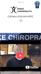 Mobile Screenshot of drakechiropractic.com