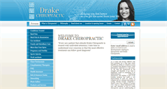 Desktop Screenshot of drakechiropractic.ie